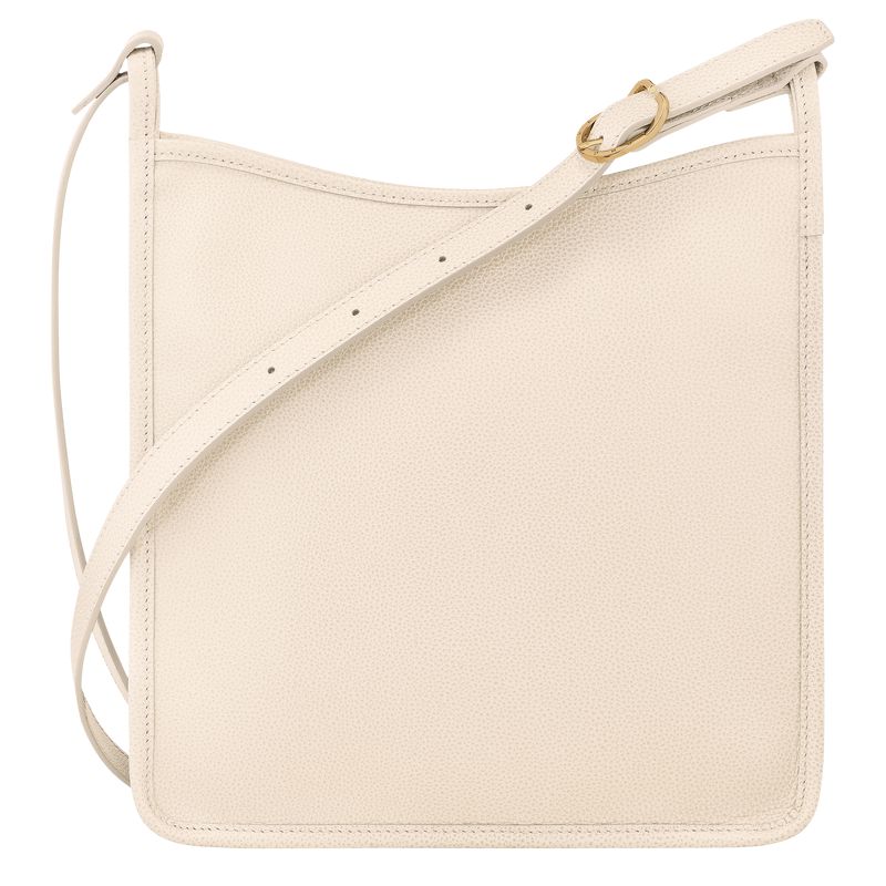 Women Longchamp Le Foulonné M Crossbody Bag Beige | Thailand-945GIWRZD