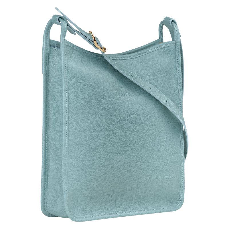 Women Longchamp Le Foulonné M Crossbody Bag Blue | Thailand-237ICGHAS