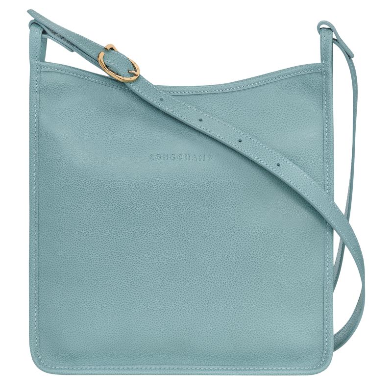 Women Longchamp Le Foulonné M Crossbody Bag Blue | Thailand-237ICGHAS