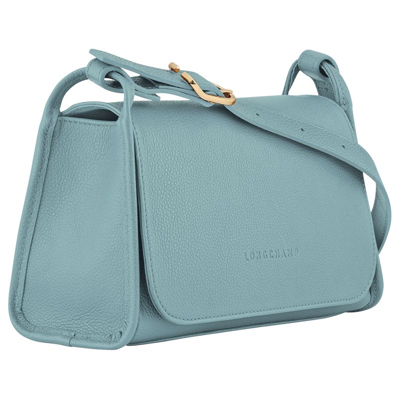 Women Longchamp Le Foulonné M Crossbody Bag Blue | Thailand-643XDEPJF