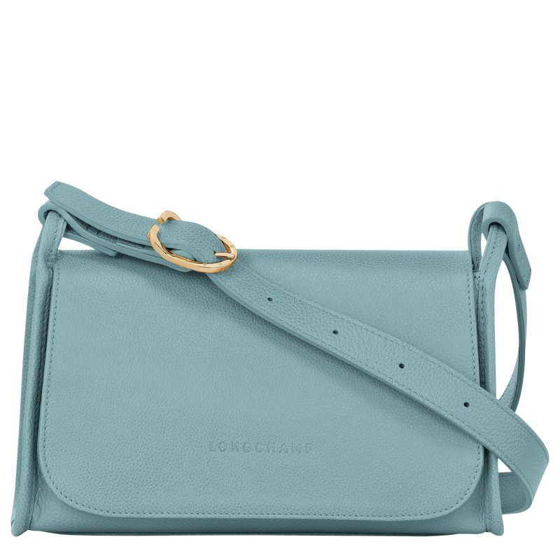Women Longchamp Le Foulonné M Crossbody Bag Blue | Thailand-643XDEPJF