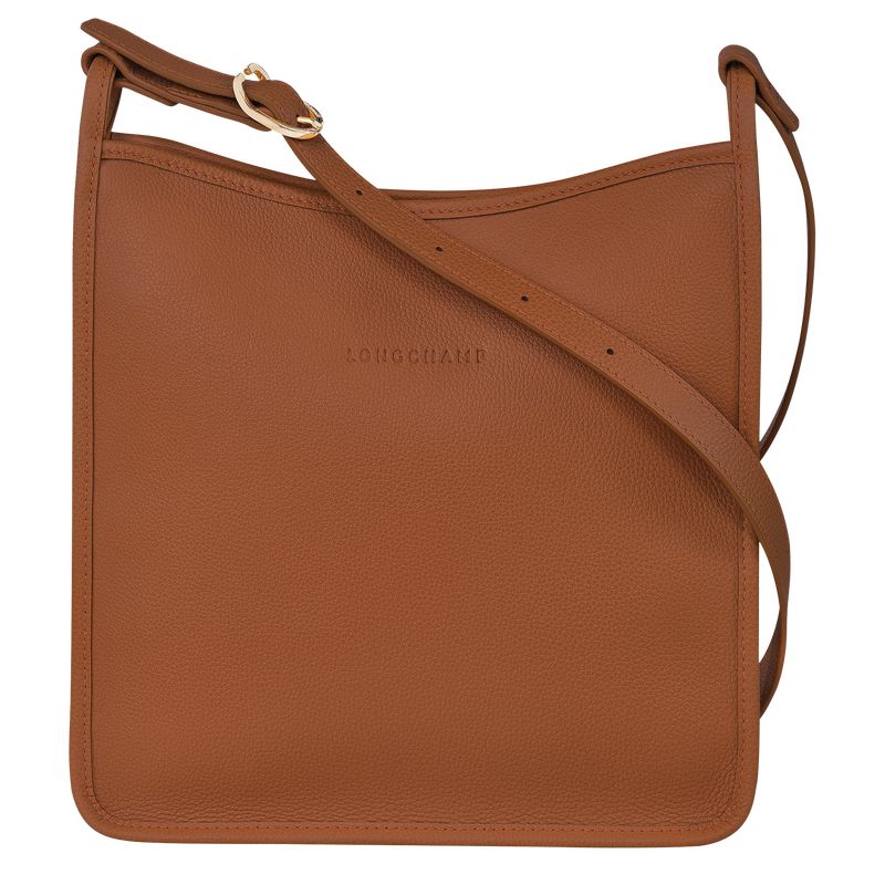 Women Longchamp Le Foulonné M Crossbody Bag Brown | Thailand-650QCZIDV