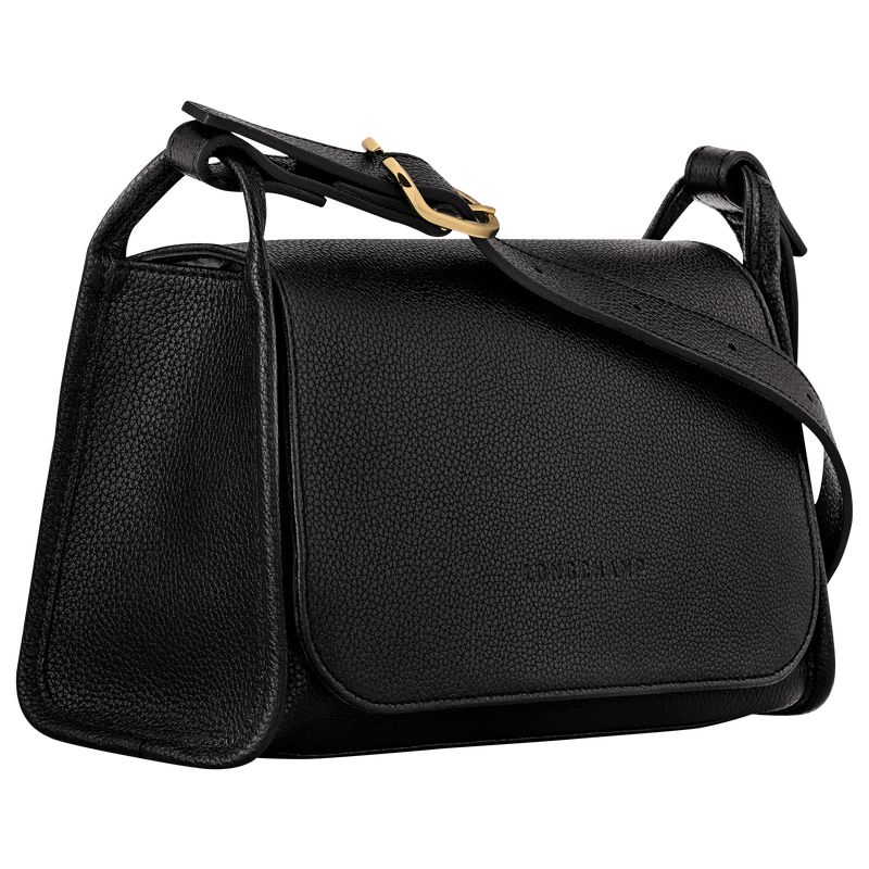 Women Longchamp Le Foulonné M Crossbody Bag Black | Thailand-129VNZJLO