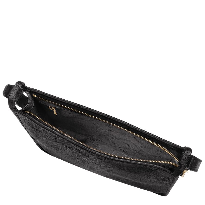 Women Longchamp Le Foulonné M Crossbody Bag Black | Thailand-251HVXGJC