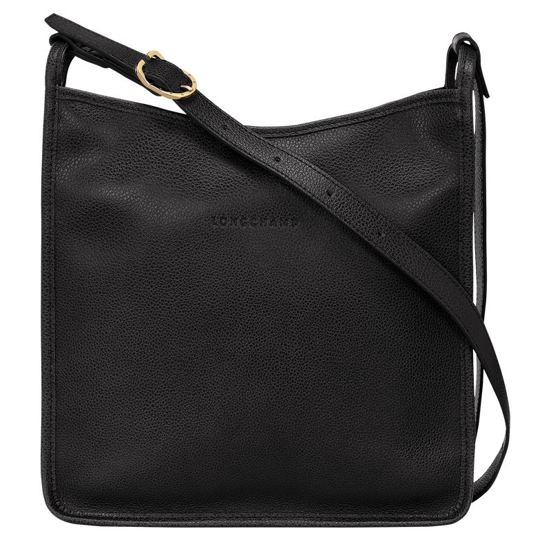 Women Longchamp Le Foulonné M Crossbody Bag Black | Thailand-251HVXGJC