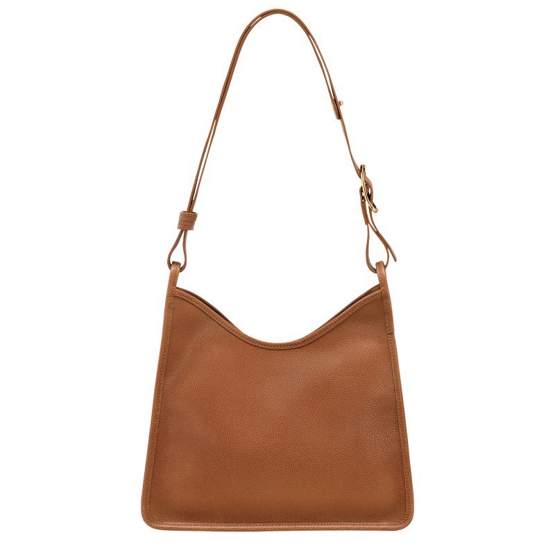 Women Longchamp Le Foulonné M Hobo Bag Brown | Thailand-763BMCNHX