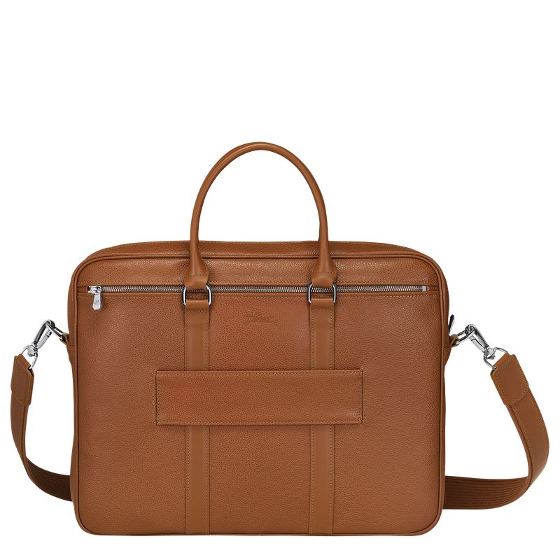 Women Longchamp Le Foulonné S Briefcase Brown | Thailand-216WPHVTO