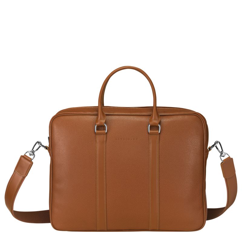 Women Longchamp Le Foulonné S Briefcase Brown | Thailand-216WPHVTO
