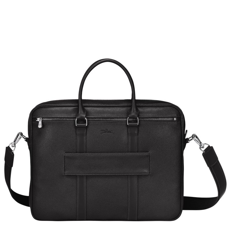 Women Longchamp Le Foulonné S Briefcase Black | Thailand-581WCIFMD