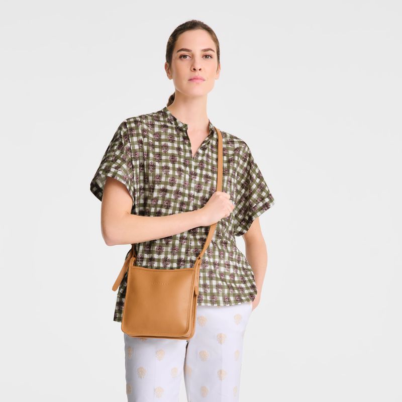 Women Longchamp Le Foulonné S Crossbody Bag Brown | Thailand-348UGHOZT