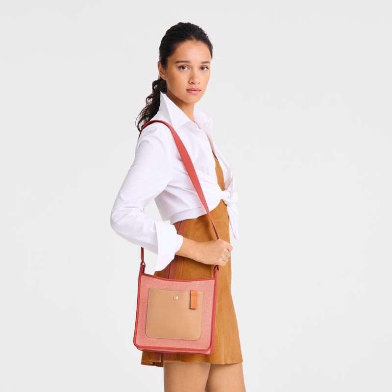 Women Longchamp Le Foulonné S Crossbody Bag Pink | Thailand-508GWBSVQ