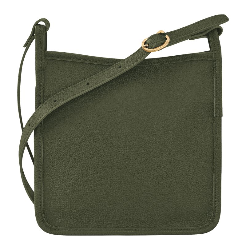 Women Longchamp Le Foulonné S Crossbody Bag Khaki | Thailand-438EWIGJD