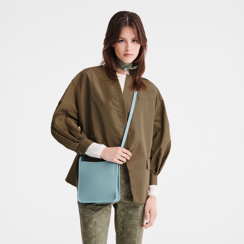 Women Longchamp Le Foulonné S Crossbody Bag Blue | Thailand-465QIUNFV