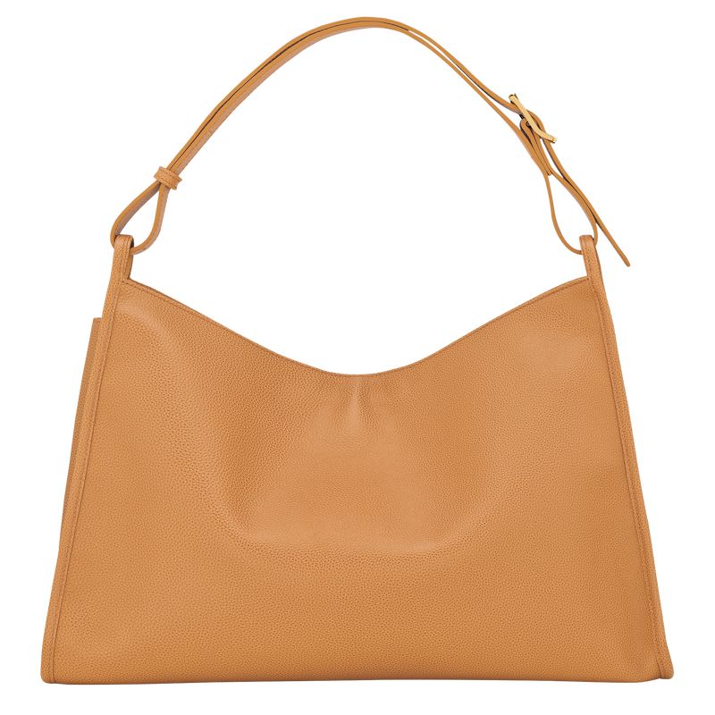 Women Longchamp Le Foulonné Xl Shoulder Bag Brown | Thailand-951MBLUXO