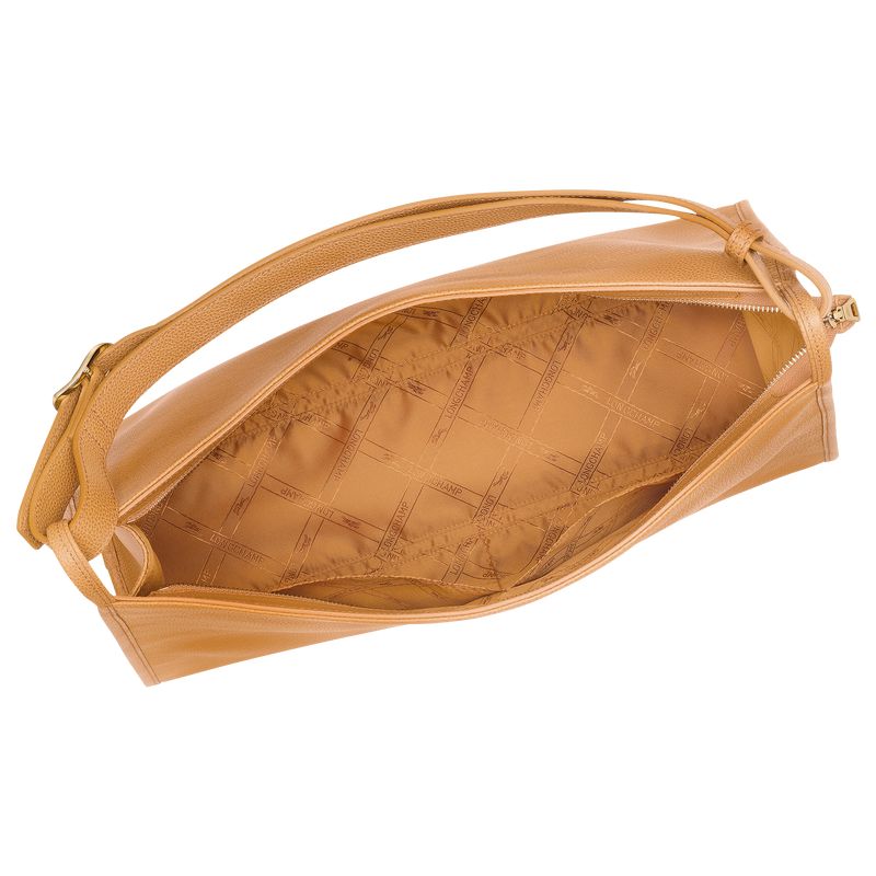Women Longchamp Le Foulonné Xl Shoulder Bag Brown | Thailand-951MBLUXO