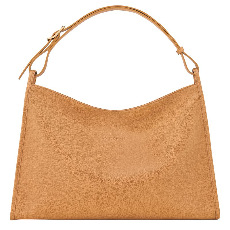 Women Longchamp Le Foulonné Xl Shoulder Bag Brown | Thailand-951MBLUXO