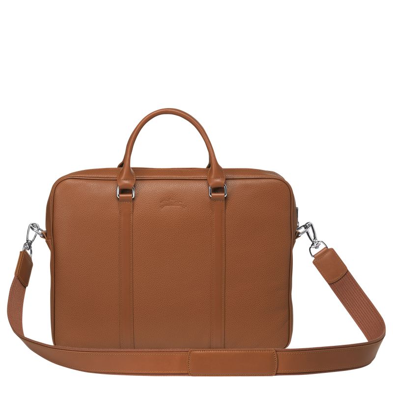Women Longchamp Le Foulonné Xs Briefcase Brown | Thailand-012MIBLTN