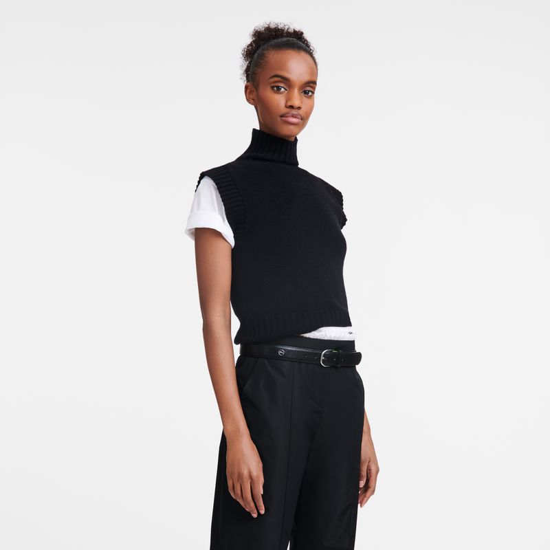 Women Longchamp Le Pliage Belt Black | Thailand-386UPZEQR
