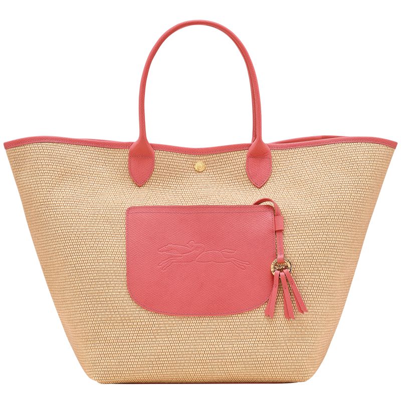 Women Longchamp Le Pliage Collection L Basket Tote Bag Pink | Thailand-307LHMYCR