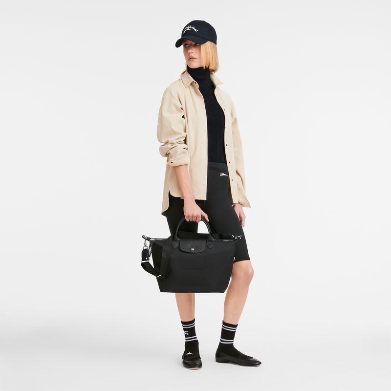 Women Longchamp Le Pliage Energy L Handbag Black | Thailand-564YGEIKJ