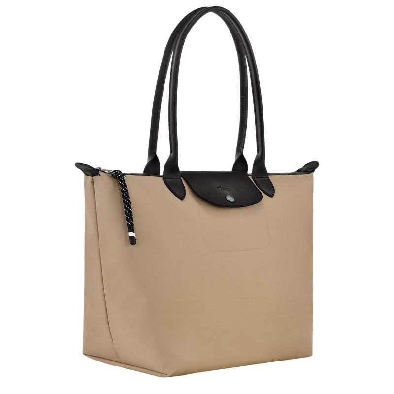 Women Longchamp Le Pliage Energy L Tote Bag Beige | Thailand-253LGBUKA