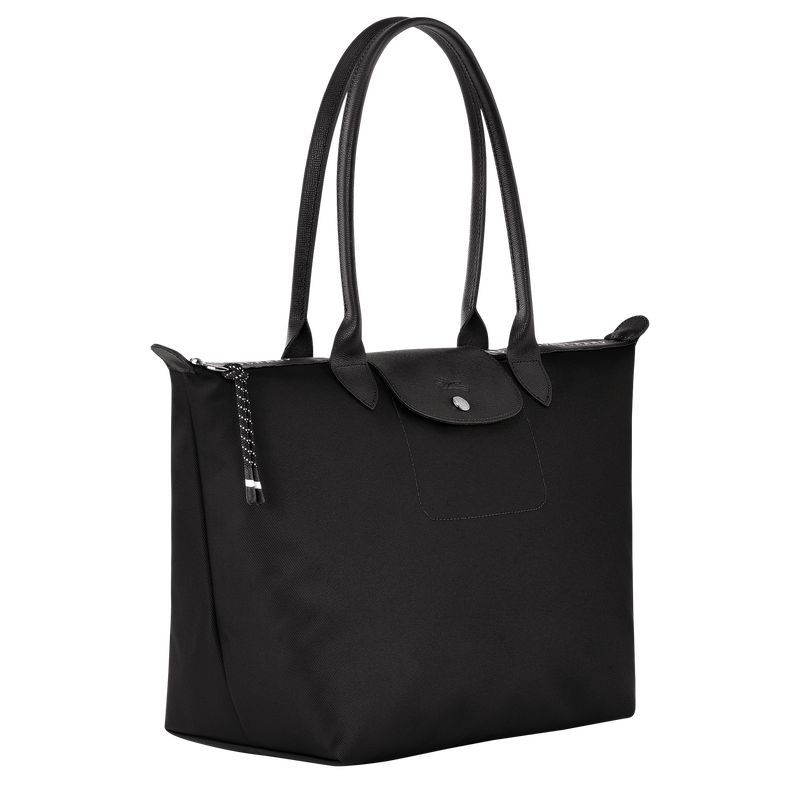 Women Longchamp Le Pliage Energy L Tote Bag Black | Thailand-216LHYXRA