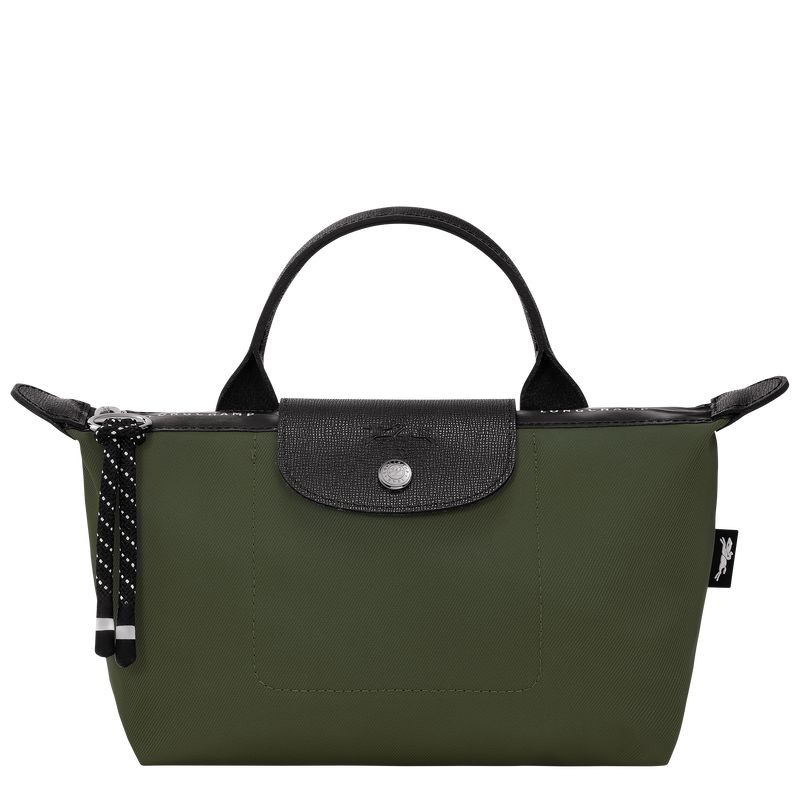 Women Longchamp Le Pliage Energy Pouch Khaki | Thailand-789ZNOTWH