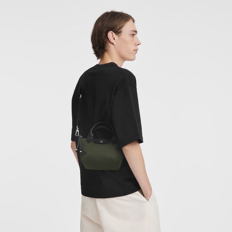 Women Longchamp Le Pliage Energy Xs Handbag Khaki | Thailand-649GHFAQM