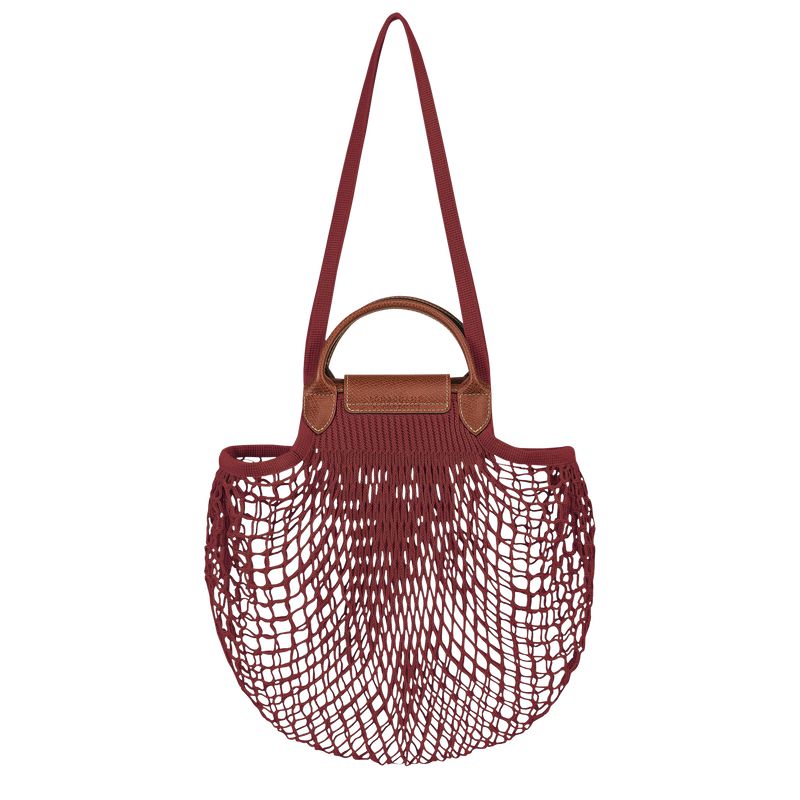 Women Longchamp Le Pliage Filet L Mesh Bag Dark Red | Thailand-359IWOKYZ