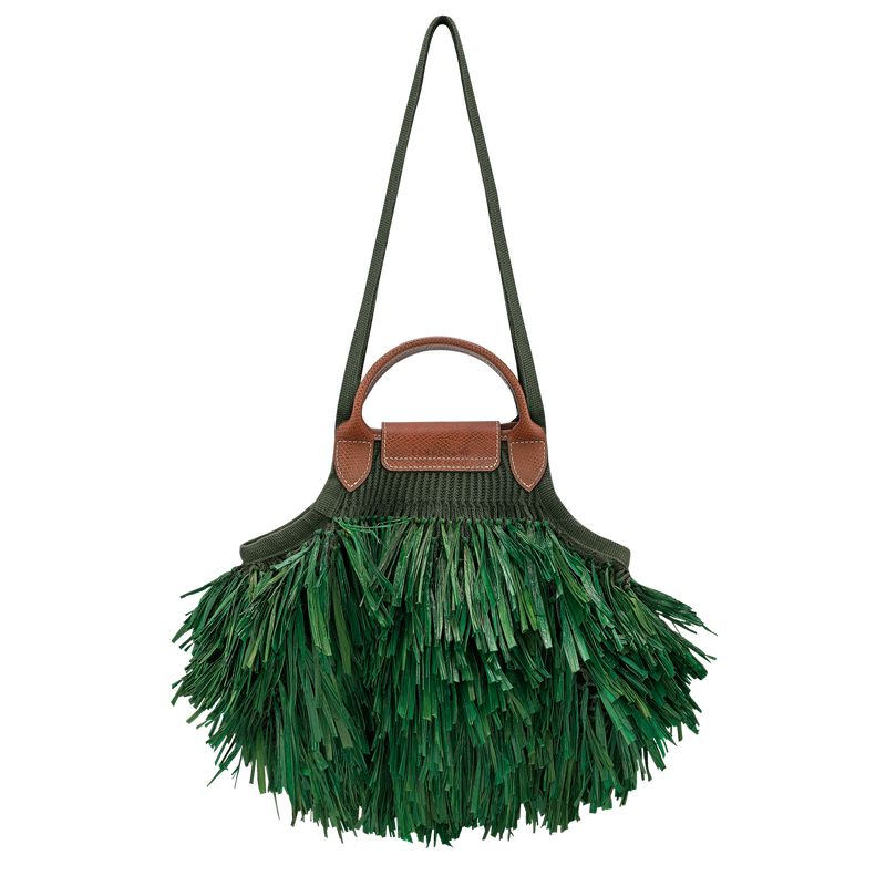 Women Longchamp Le Pliage Filet L Mesh Bag Khaki | Thailand-372SBYNIF