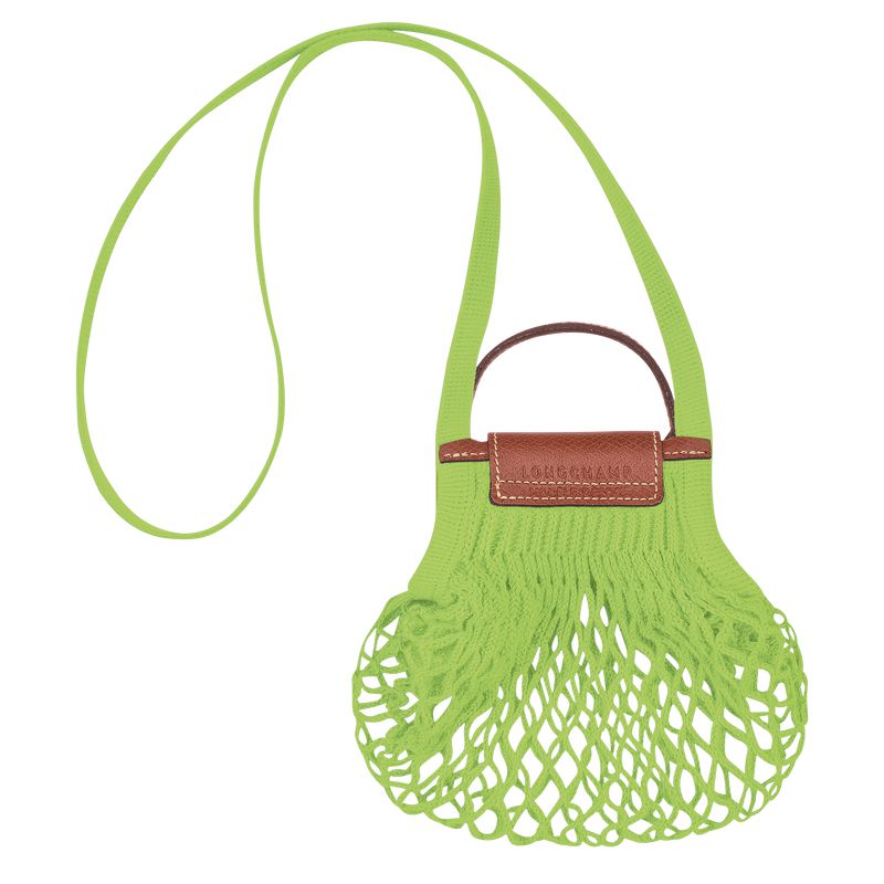 Women Longchamp Le Pliage Filet Xs Mesh Bag Light Green | Thailand-495CNQDBA