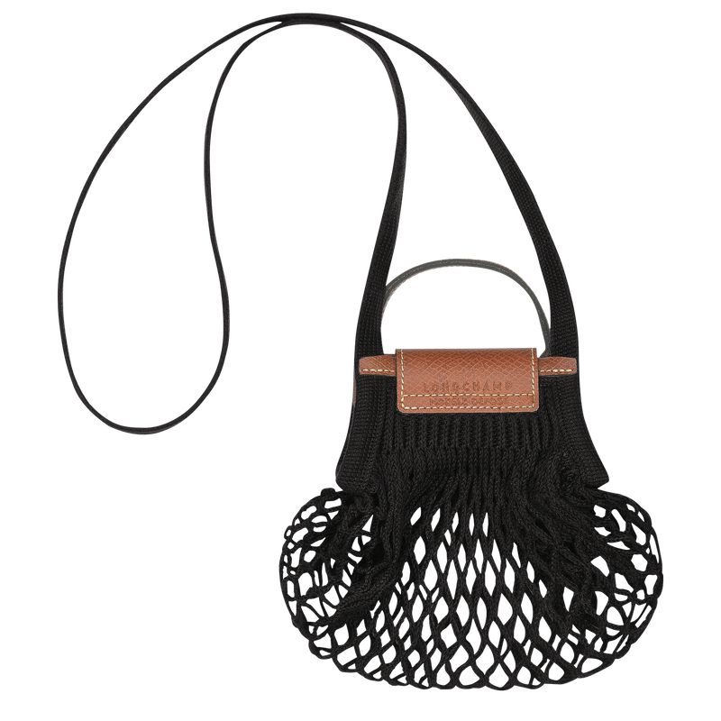 Women Longchamp Le Pliage Filet Xs Mesh Bag Black | Thailand-148BRVUPT