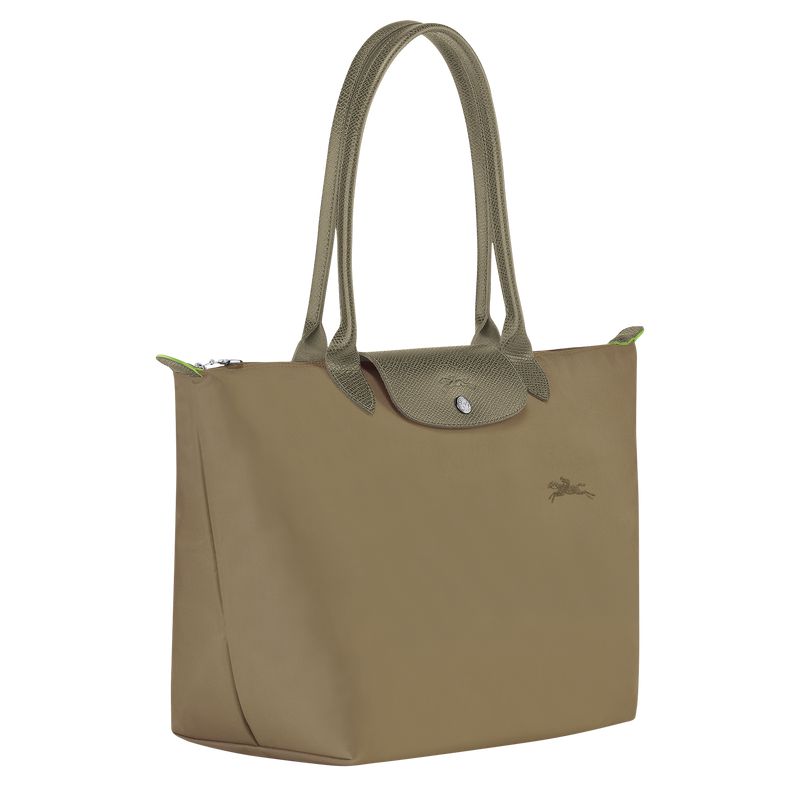 Women Longchamp Le Pliage Green L Tote Bag Olive | Thailand-970UNZTFC