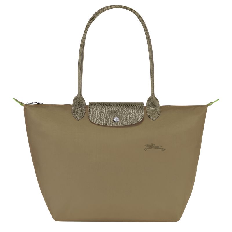 Women Longchamp Le Pliage Green L Tote Bag Olive | Thailand-970UNZTFC