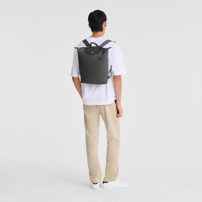 Women Longchamp Le Pliage Green M Backpack Deep Grey | Thailand-938LDGWSJ