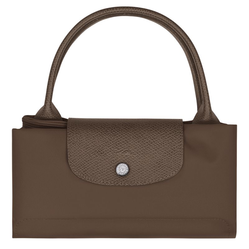 Women Longchamp Le Pliage Green M Handbag Dark Brown | Thailand-985QWZKIX