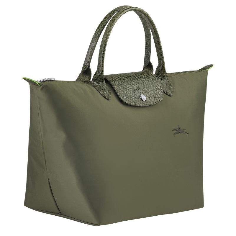 Women Longchamp Le Pliage Green M Handbag Dark Green | Thailand-718YQRALN