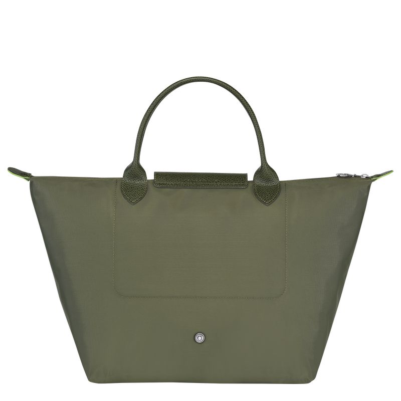 Women Longchamp Le Pliage Green M Handbag Dark Green | Thailand-718YQRALN