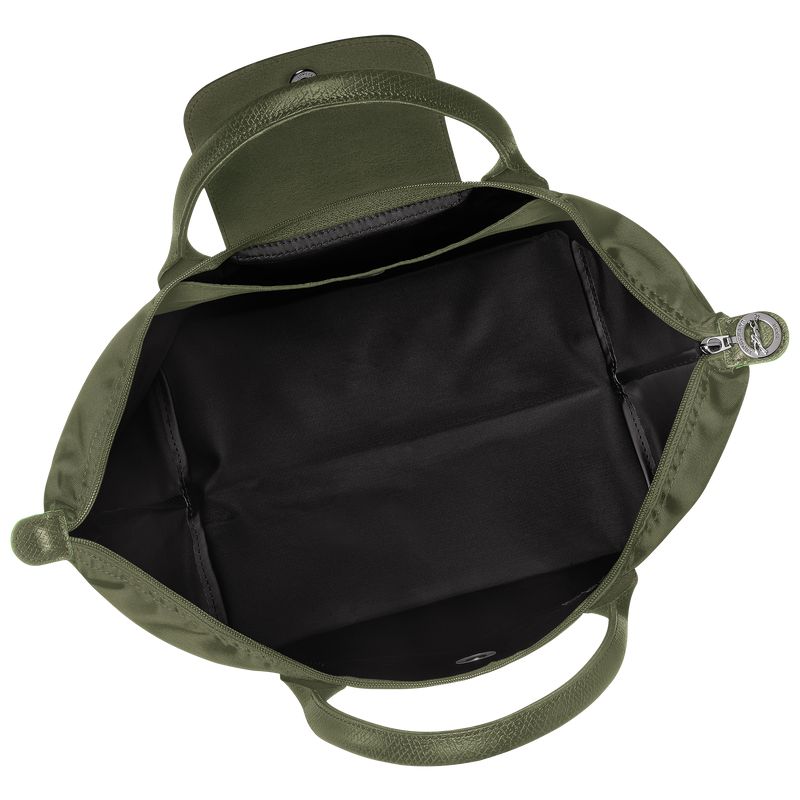 Women Longchamp Le Pliage Green M Handbag Dark Green | Thailand-718YQRALN