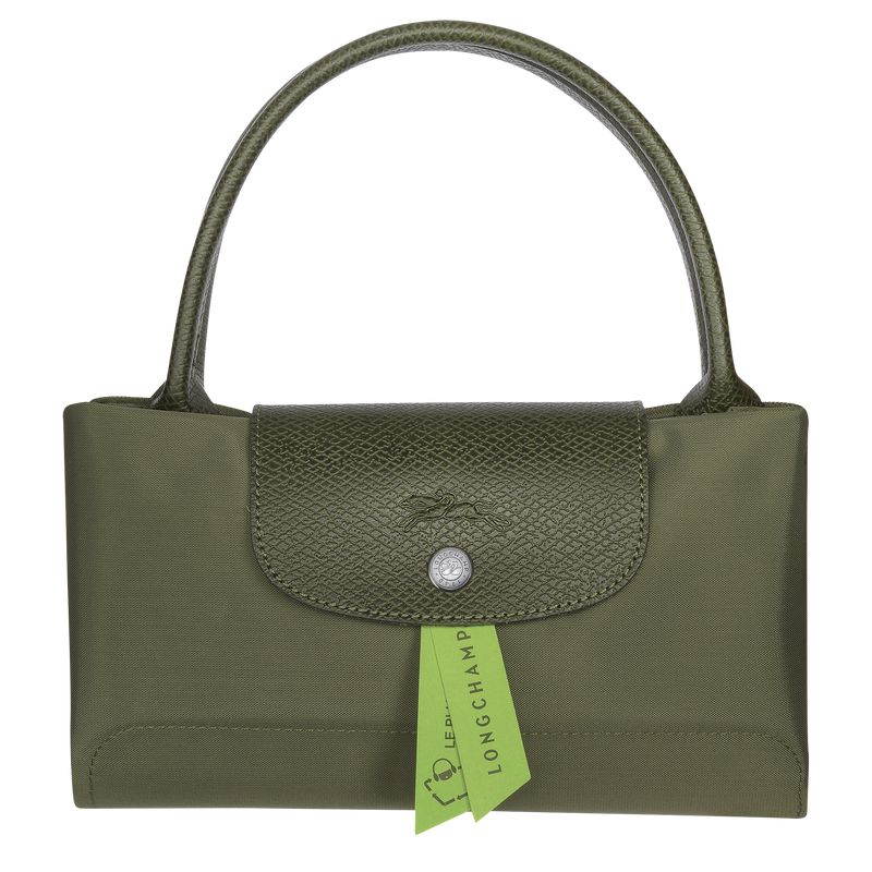 Women Longchamp Le Pliage Green M Handbag Dark Green | Thailand-718YQRALN