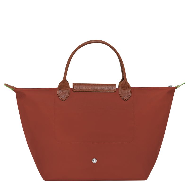 Women Longchamp Le Pliage Green M Handbag Brown | Thailand-782YVUQHZ
