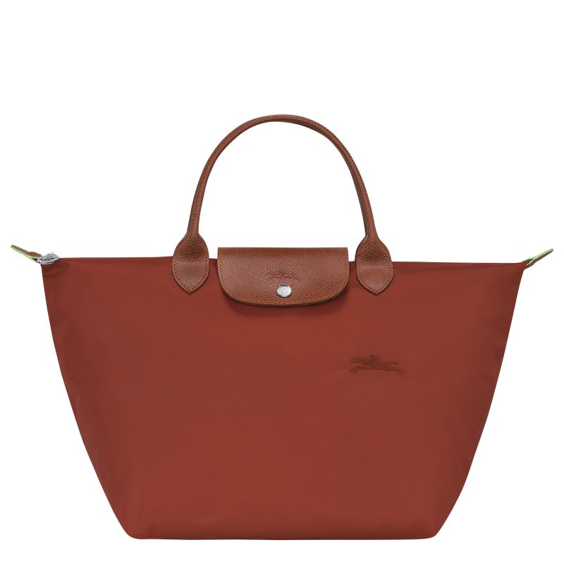 Women Longchamp Le Pliage Green M Handbag Brown | Thailand-782YVUQHZ