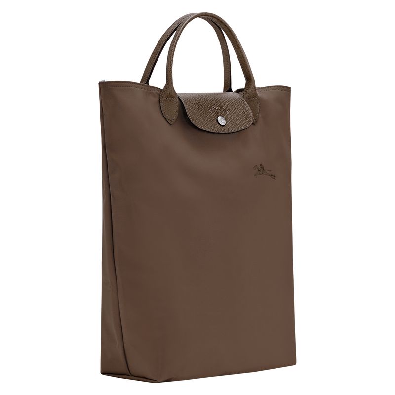 Women Longchamp Le Pliage Green M Tote Bag Dark Brown | Thailand-962TPVHYQ