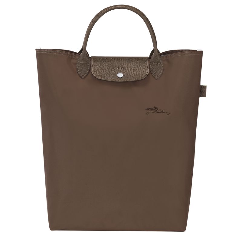 Women Longchamp Le Pliage Green M Tote Bag Dark Brown | Thailand-962TPVHYQ