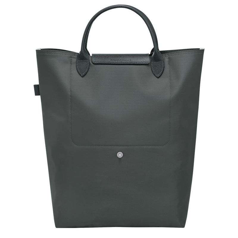 Women Longchamp Le Pliage Green M Tote Bag Deep Grey | Thailand-160TGMUFQ