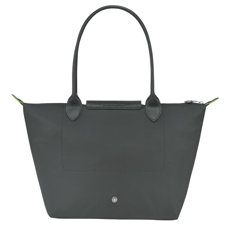 Women Longchamp Le Pliage Green M Tote Bag Deep Grey | Thailand-894DMORCF