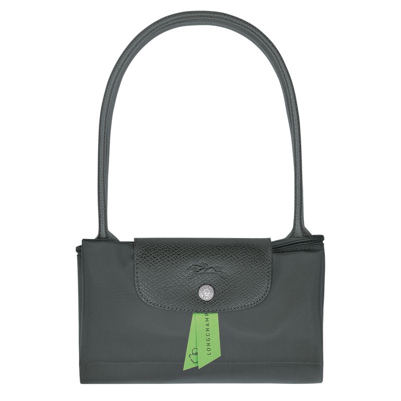 Women Longchamp Le Pliage Green M Tote Bag Deep Grey | Thailand-894DMORCF