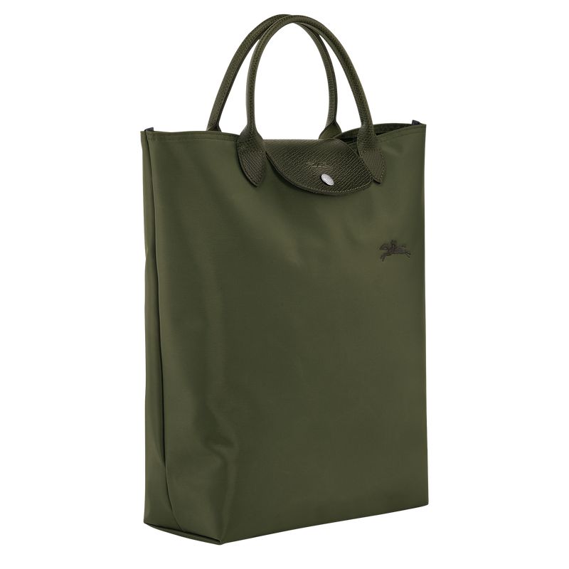Women Longchamp Le Pliage Green M Tote Bag Dark Green | Thailand-628OASLNG