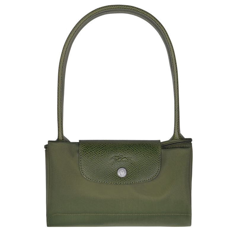 Women Longchamp Le Pliage Green M Tote Bag Dark Green | Thailand-829KTOVNZ