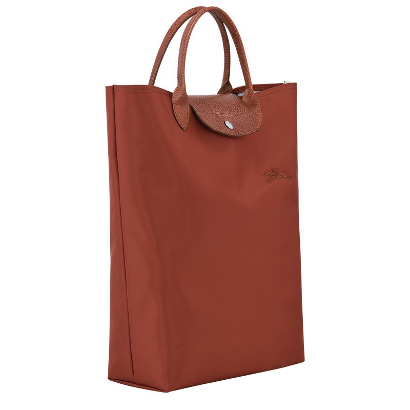 Women Longchamp Le Pliage Green M Tote Bag Brown | Thailand-624ZGTFJW